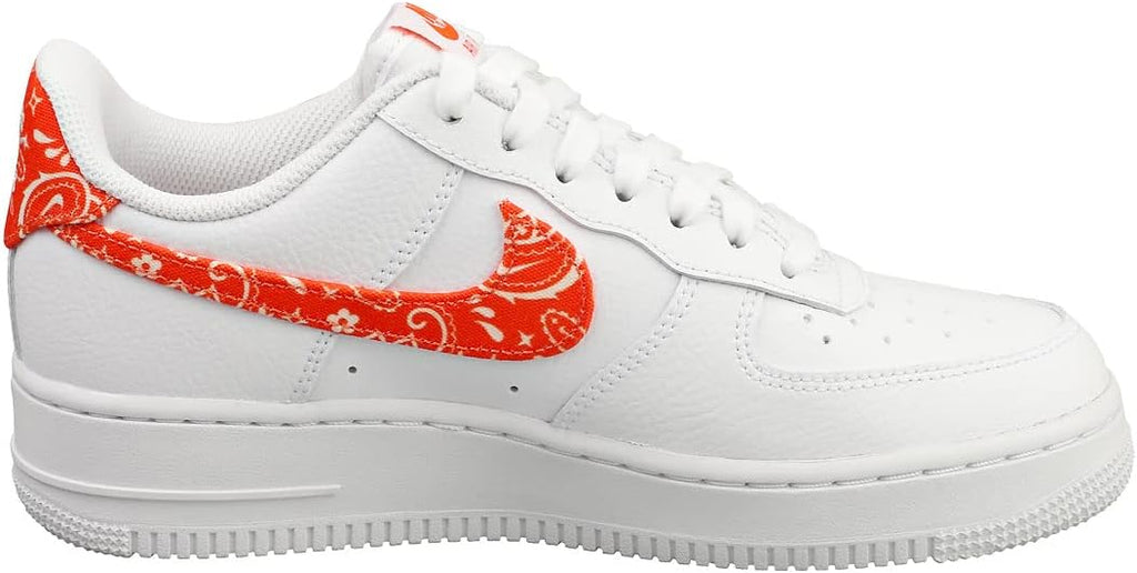 Nike Women's Basketball Shoe, White/Rush Orange-white, 8.5