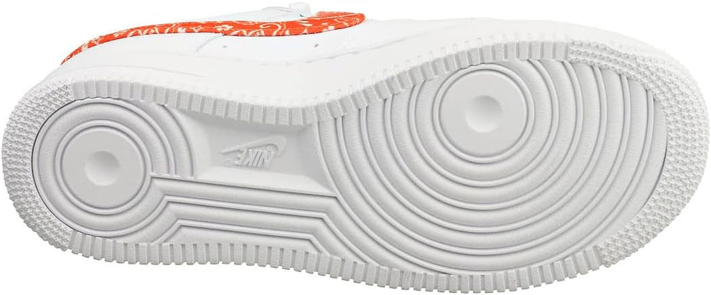 Nike Women's Basketball Shoe, White/Rush Orange-white, 8.5
