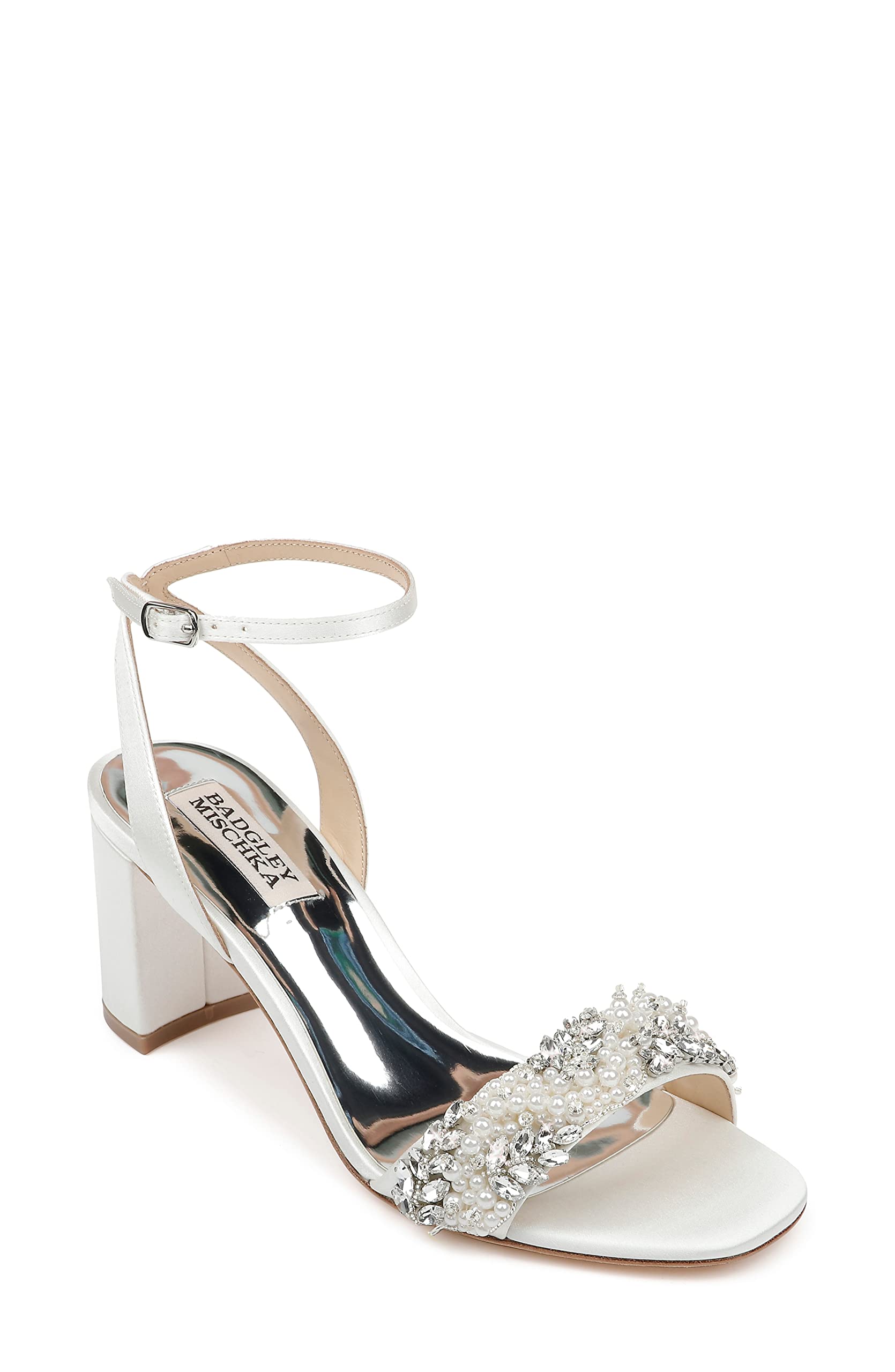 Badgley Mischka womens Block Heel Sandal Heeled Sandal
