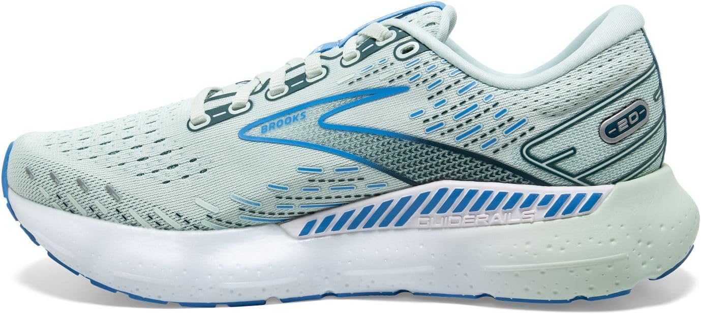 Brooks Women's Glycerin GTS 20 B Width Running Shoe (BRK-120370 1B 1315840 6.5 BLL)